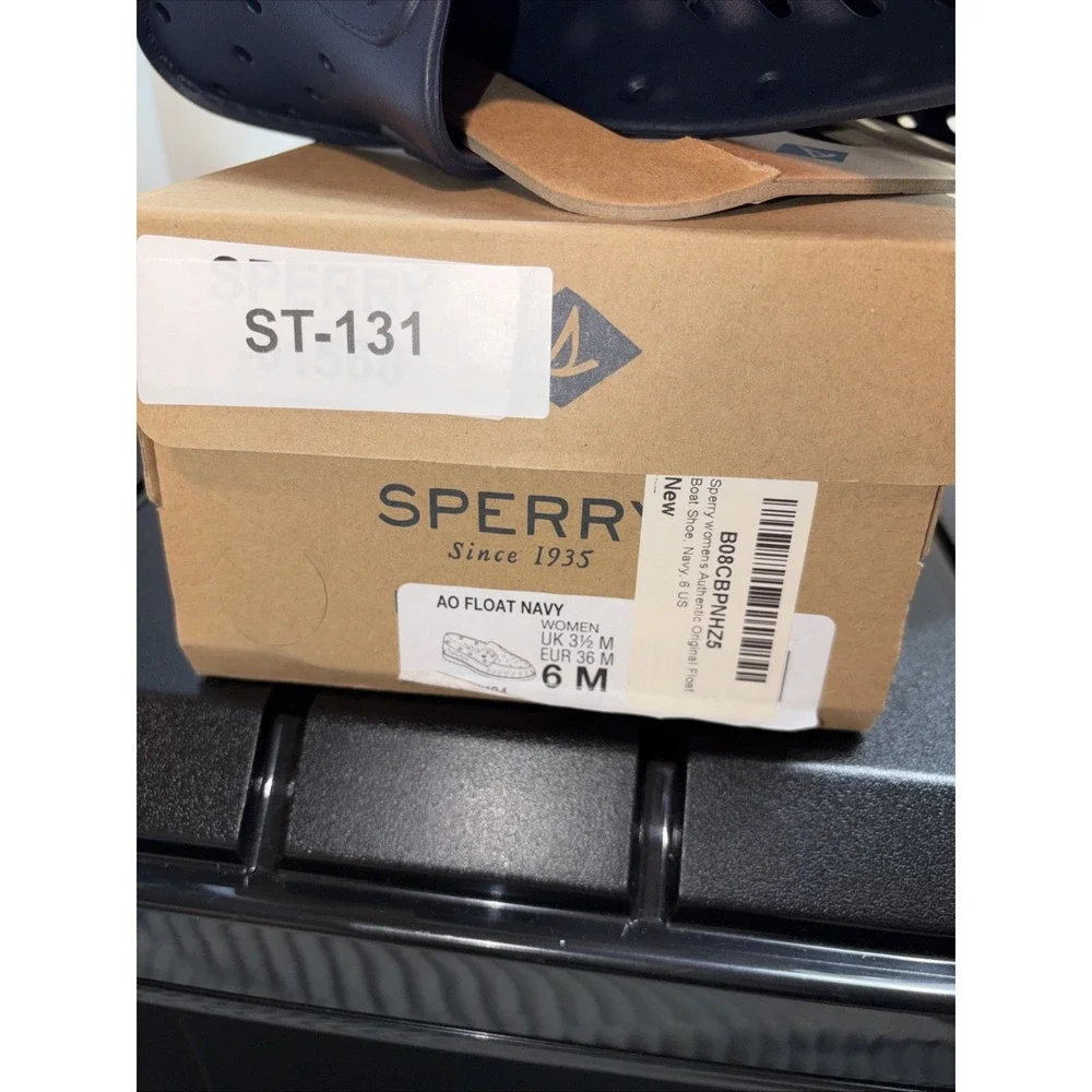 Sperry AO Float Navy Women's 6M Brand‎ New In Box- Waterproof Boat Shoes Comfy